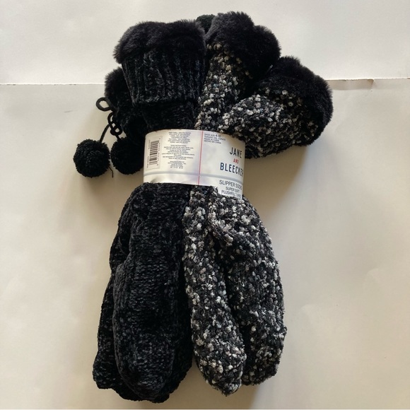 Jane and Bleecker Super Soft Plushfill Lined Slipper Socks NWT - Picture 8 of 9